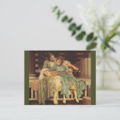 Die musikalische Lektion vor Raphaelite Art Postkarte (Stehend Vorderseite)