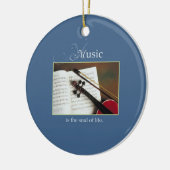 Die musikalischen Linien, das Soul des Lebens, Tra Keramik Ornament (Links)