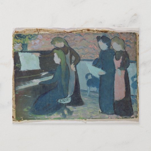 Die Musiker, c.1892 Postkarte (Vorderseite)