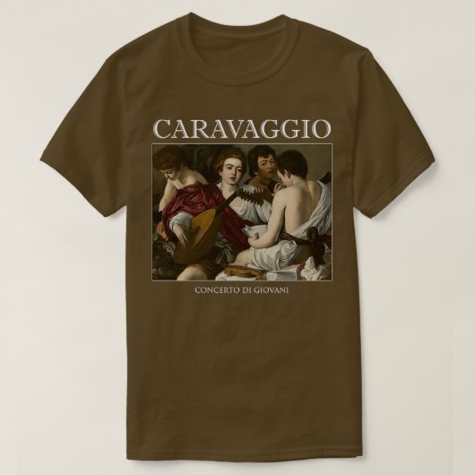 Die Musiker Caravaggio T-Shirt (Design vorne)
