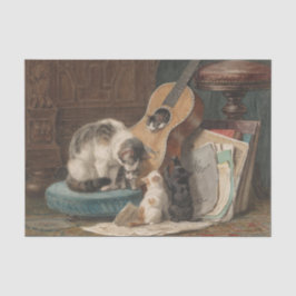 Die Musiker von Henriette Ronner-Knip Seidenpapier