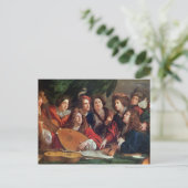 Die Musikgesellschaft, 1688 Postkarte (Stehend Vorderseite)