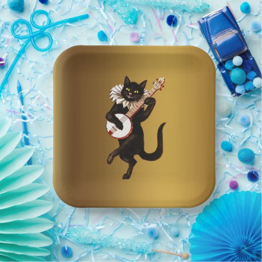 Die Musikkatze, Pappteller (Party)