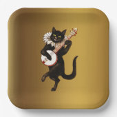 Die Musikkatze, Pappteller (Vorderseite)