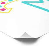 Die Musikkunst stoppt nicht die Musik Fotodruck (Ecke)