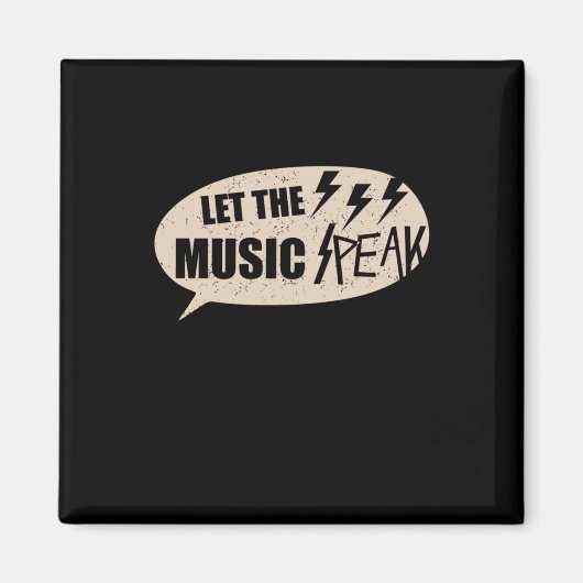 Die Musikspitze gelassen Magnet (Vorne)