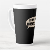 Die Musikspitze gelassen Milchtasse (Linke Ecke)