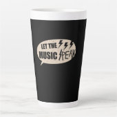 Die Musikspitze gelassen Milchtasse (Vorderseite)
