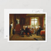 Die Musikstunde Postkarte (Vorne/Hinten)