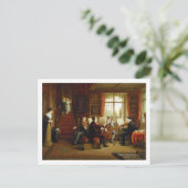 Die Musikstunde Postkarte (Stehend Vorderseite)