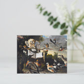 Die Musikstunde Postkarte (Stehend Vorderseite)