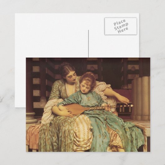 Die Musikstunde Postkarte (Vorne/Hinten)