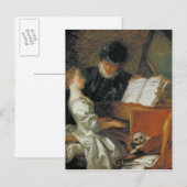 Die Musikstunde Postkarte (Vorne/Hinten)