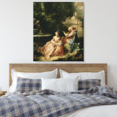 Die Musikstunde von 1749 Leinwanddruck (Insitu (Schlafzimmer))