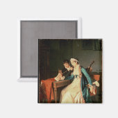 Die Musikstunde von 1790 Magnet (Vorderseite/Rückseite)