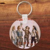 Die Musketiere, 'Paul Gilmore' Retro Theater Schlüsselanhänger (Vorderseite)