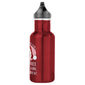 Die Mustache des Weihnachtsmannes Edelstahlflasche (Rechts)