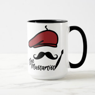 Die Mustartist-Tasse - wählen Sie Stil & Farbe Tasse
