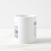 Die mutige Typografie nimmt den Höhepunkt Kaffeetasse (Mittel)