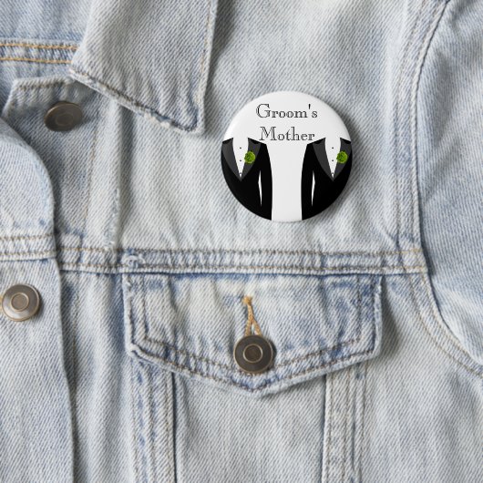 Die Mutter-Abzeichen grüne Gartennelken-des Button (Beispiel)