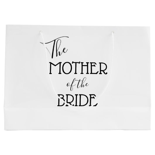 Die Mutter der Bride-Geschenktasche Große Geschenktüte (Rückseite)