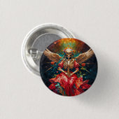 Die Mutter der Transformation Santa Muerte Button (Vorne & Hinten)