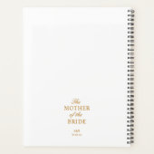 Die Mutter des Bride Gold White Planners Planer (Rückseite)