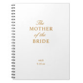 Die Mutter des Bride Spiral-Notebooks Notizblock (Vorderseite)