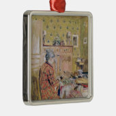 Die Mutter des Künstlers, die Frühstück, 1899-1904 Silbernes Ornament (Rechts)