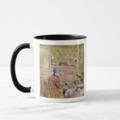 Die Mutter des Künstlers, die Frühstück, 1899-1904 Tasse (Links)