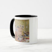 Die Mutter des Künstlers, die Frühstück, 1899-1904 Tasse (Vorderseite Links)