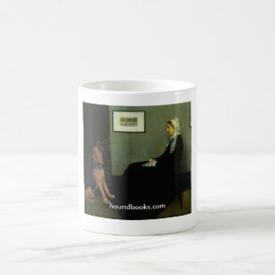 Die Mutter des Pfeifers mit Wimsey der Bluthund Kaffeetasse