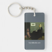 Die Mutter des Pfeifers mit Wimsey der Bluthund Schlüsselanhänger (Vorderseite)