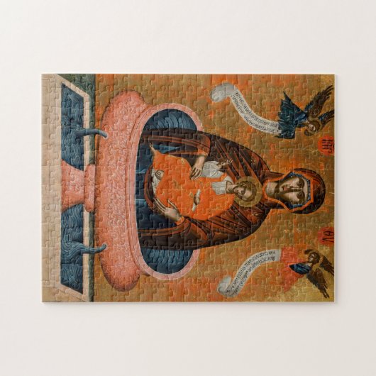 Die Mutter Gottes des Ikons des lebensspendenden F Puzzle (Horizontal)