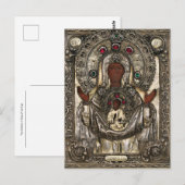 Die Mutter Gottes des Zeichens Postkarte (Vorne/Hinten)