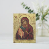 Die Mutter Gottes Feodorovskaja orthodoxes Icon Postkarte (Stehend Vorderseite)