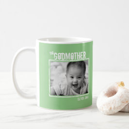 Die Mutter Gottes | Personalisiertes Foto und Name Kaffeetasse