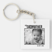 Die Mutter Gottes | Personalisiertes Foto und Name Schlüsselanhänger (Vorderseite)