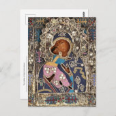 Die Mutter Gottes Wladimirskaja-orthodoxe Icon Postkarte (Vorne/Hinten)