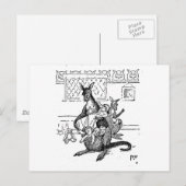Die Mutter Kangaroo Postkarte (Vorne/Hinten)