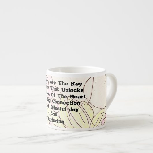 Die Mütter sind der Schlüssel Espressotasse (Vorderseite Rechts)