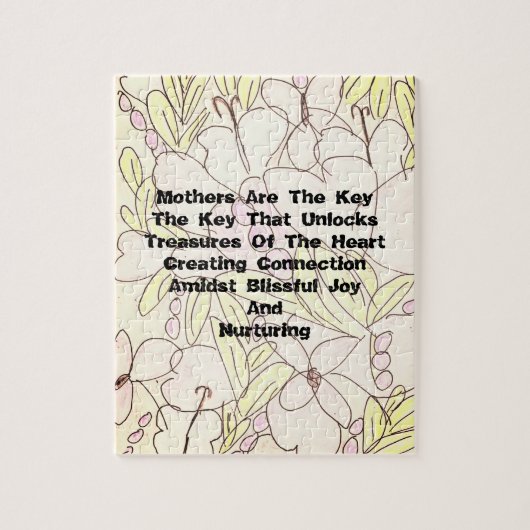Die Mütter sind der Schlüssel Puzzle (Vertikal)