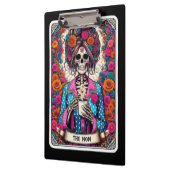 Die Mutter-Tarotkarte – Skeleton Witch Coffee Mom Klemmbrett (Links)