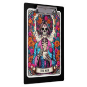 Die Mutter-Tarotkarte – Skeleton Witch Coffee Mom Klemmbrett (Rechts)