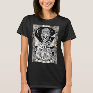 Die Mutter Tarotkarte Skelett vintage gothische Mu T-Shirt