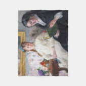 Die Mutter und Schwester des Künstlers, Berthe Mor Fleecedecke (Vorderseite)