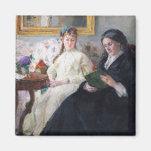 Die Mutter und Schwester des Künstlers, Berthe Mor Magnet (Vorne)