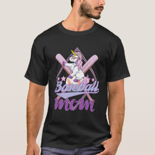 Die Mutter von Baseballspielern das Einhorn unter T-Shirt