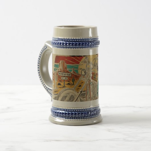 Die Mutterstraße Bierglas (Vorderseite Links)