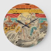 Die Mutterstraße Große Wanduhr (Vorderseite)